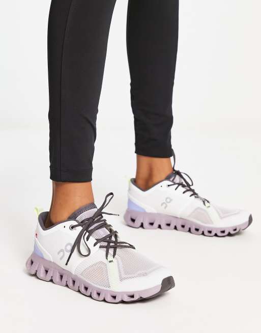 ON - Cloud X 3 Shift - Sneakers in wit en paars