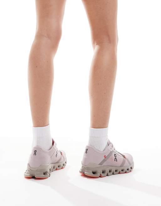 ON – Cloud X 4 AD – Różowe buty sportowe  , 4 z 5