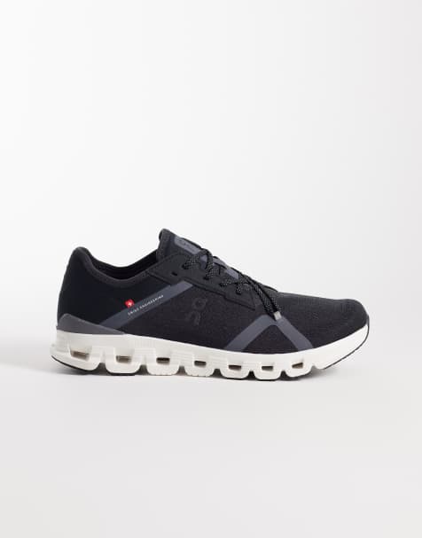 ON Cloud X 4 AD training trainers in black and white - view 1