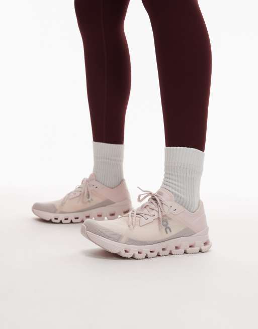 ON Cloud X 4 AD training trainers in pink, 5 of 5