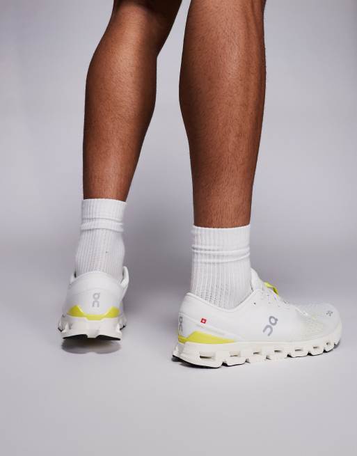 ON Cloud – X 4 Training – Biało-limonkowe buty sportowe  , 4 z 5
