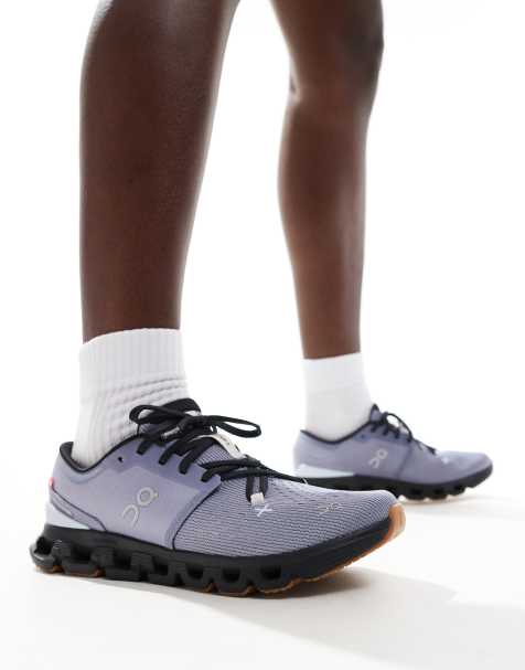 ON Cloud X 4 training trainers in dark grey and black - view 1