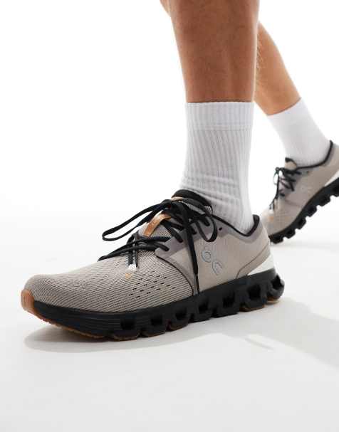ON Cloud X 4 training trainers in grey and black - view 1