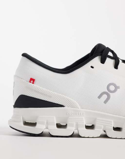 ON Cloud X 4 training trainers in white and black, 4 of 5