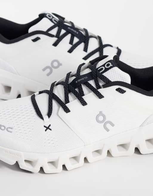 ON Cloud X 5 training trainers in white and black, 4 of 5