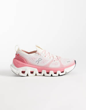 ON Cloud X Tempo training trainers in white and pink