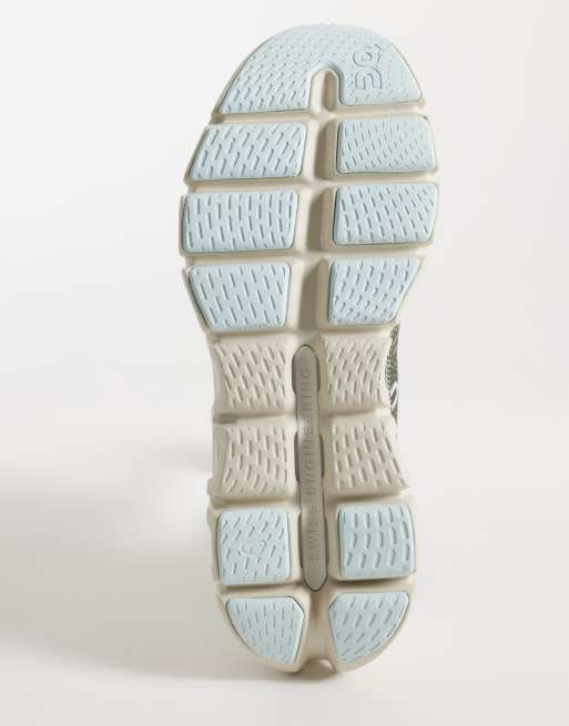 ON Cloud X Tempo trainingssneakers in bruin en wit, 4 van 5