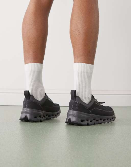 ON Cloudaway 2 trail running trainers in black, 3 of 5
