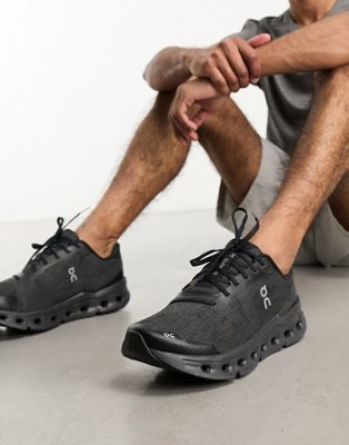 ON Cloudgo running trainers in black - ASOS Price Checker