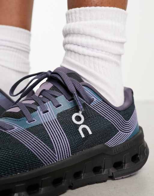 ON Cloudgo running trainers in blue, 3 of 4