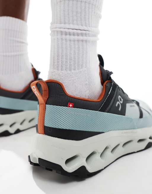 ON - Cloudhorizon All Day - Sneakers impermeabili grigie e blu minerale, 3 di 5