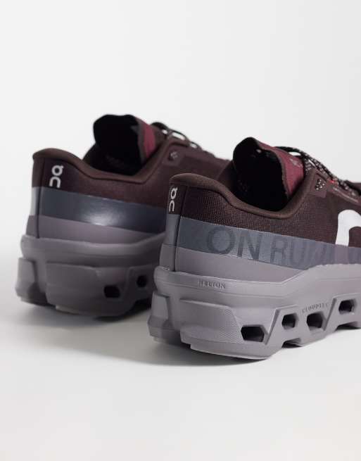 ON Cloudmonster 1 löparskor i ox och ember, 2 av 5