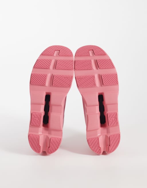 ON Cloudmonster 1 löparskor i starkt rosa, 5 av 5