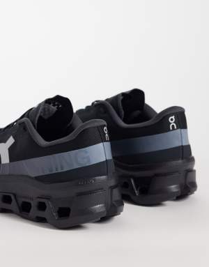 ON Cloudmonster 1 running trainers in black