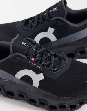 ON Cloudmonster 1 running trainers in black