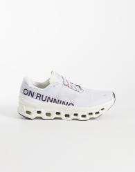 ON Cloudmonster 1 running trainers in lilac and white