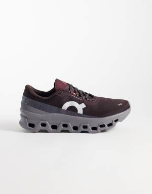 ON Cloudmonster 1 running trainers in ox and ember