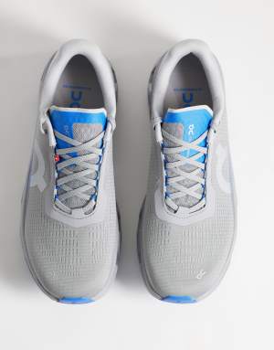 ON Cloudmonster 1 running trainers in silver