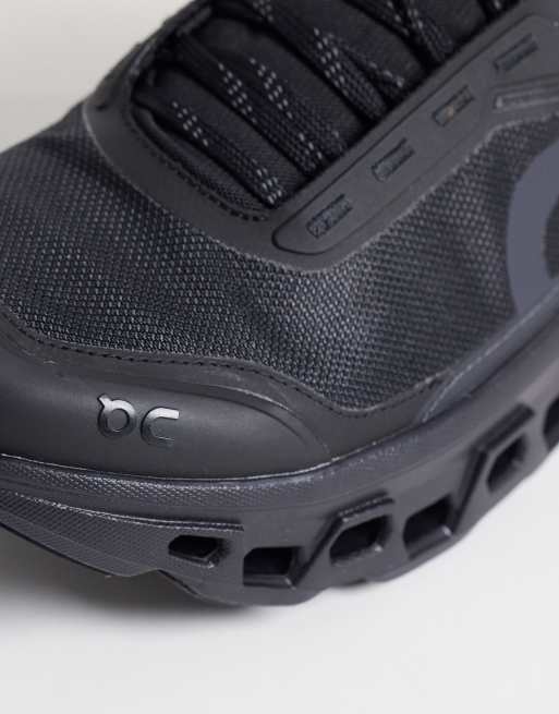 ON Cloudmonster 1 sneakers da corsa impermeabili nere, 3 di 5