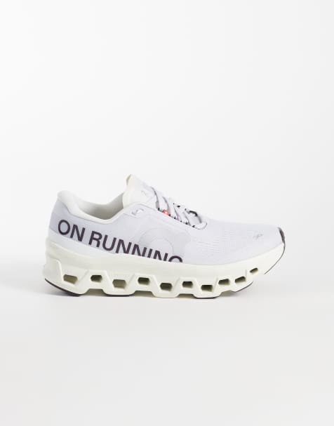 ON Cloudmonster 1 sneakers da corsa lilla e bianche - view 1