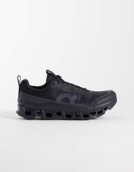 ON Cloudmonster 1 waterproof running trainers in black