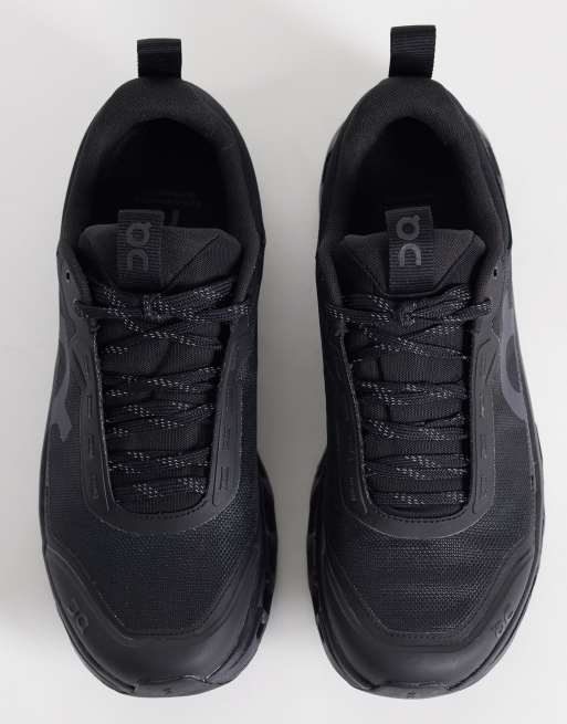 ON Cloudmonster 1 waterproof running trainers in black, 2 of 5
