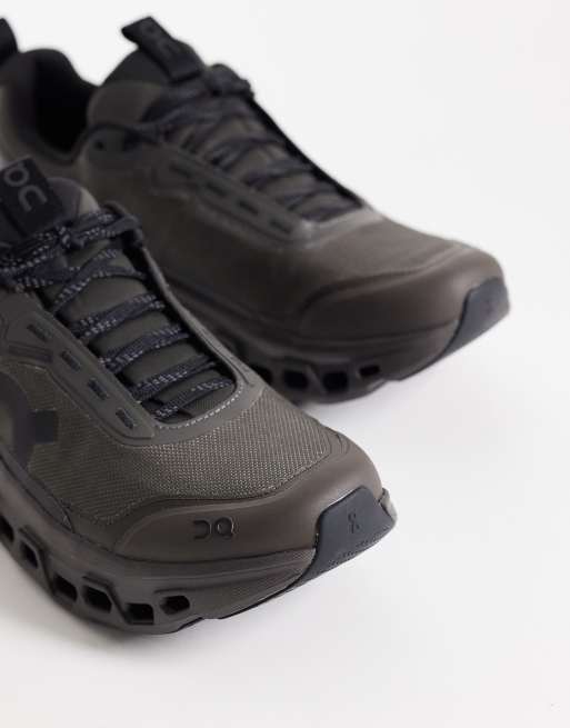 ON Cloudmonster 1 waterproof running trainers in brown, 3 of 5