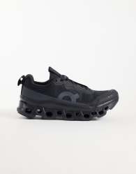 ON Cloudmonster 1 waterproof running trainers in triple black