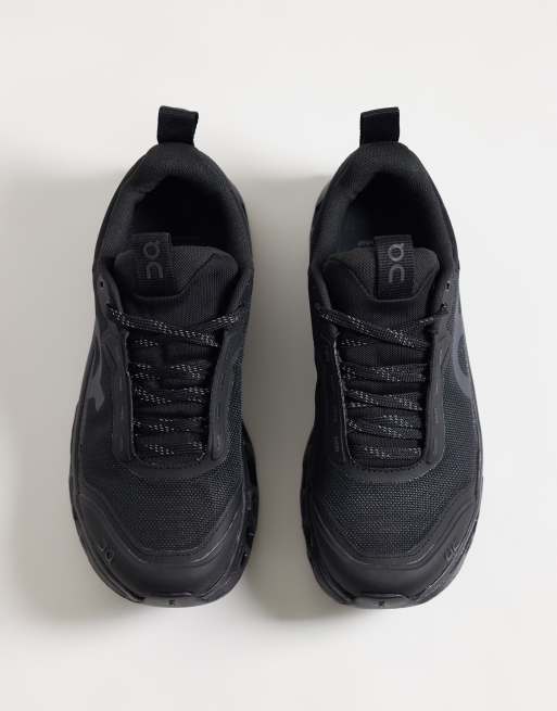 ON Cloudmonster 1 waterproof running trainers in triple black, 3 of 5