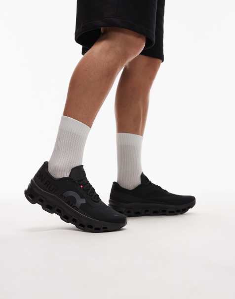 ON - Cloudmonster - Baskets de running - Noir triple - view 1