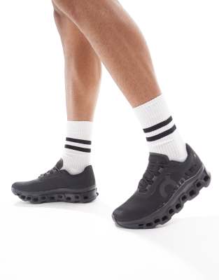 ON - Cloudmonster - Baskets de running - Noir