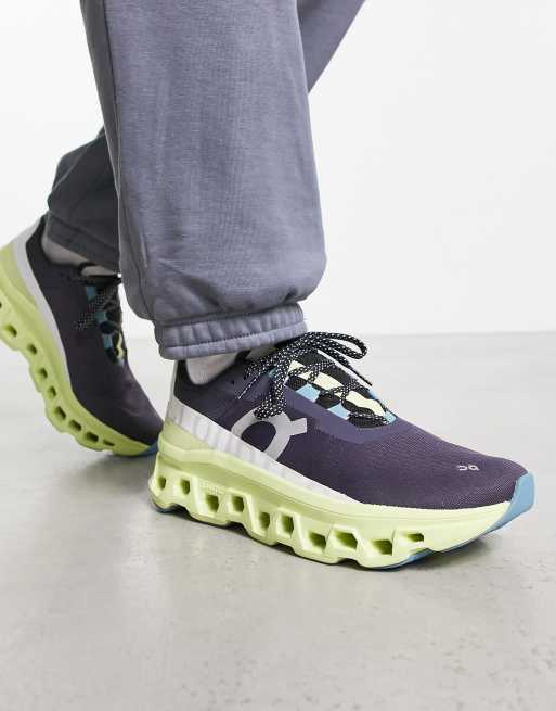 ON - Cloudmonster - Baskets - Violet et vert
