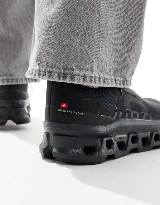 ON – Cloudmonster – Czarne buty do biegania, 3 z 5