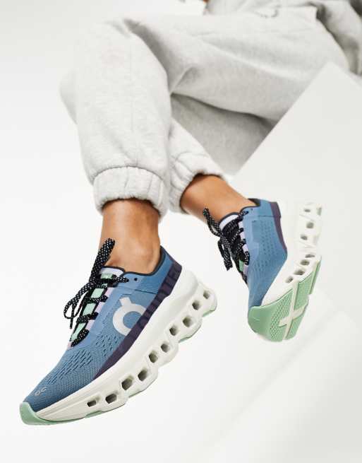 ON - Cloudmonster - Hardloopschoenen in blauw
