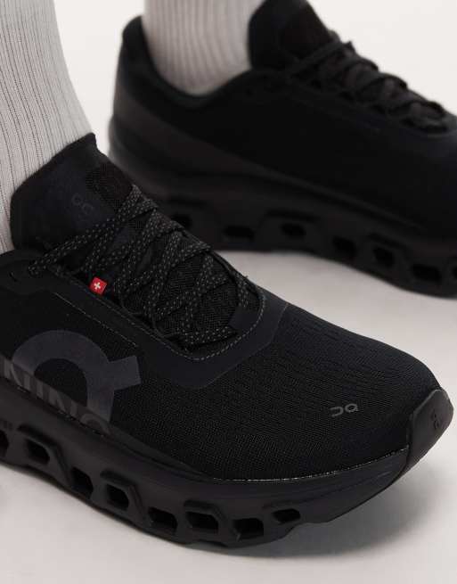 On - Cloudmonster - Løbesneakers i tre sorte nuancer, 5 af 5