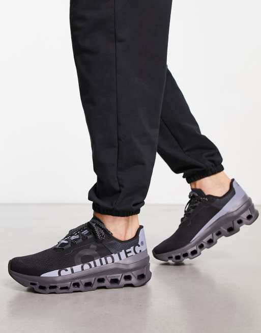 ON Cloudmonster Lumos reflective trainers in black
