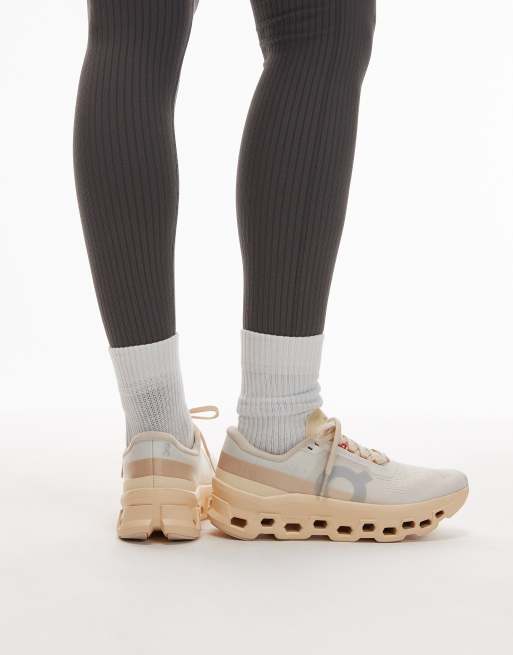 On - Cloudmonster - Orange løbesneakers, 4 af 5