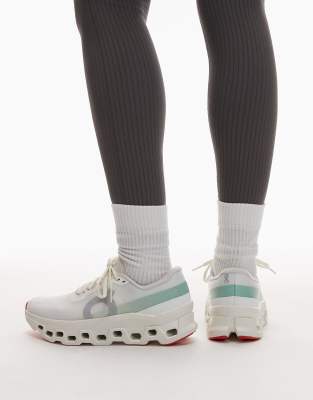 On Cloudmster Running Sneakers In White