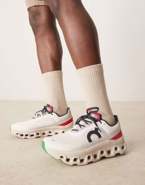 ON - Cloudmonster - Sneakers da corsa bianche e rosse - view 1