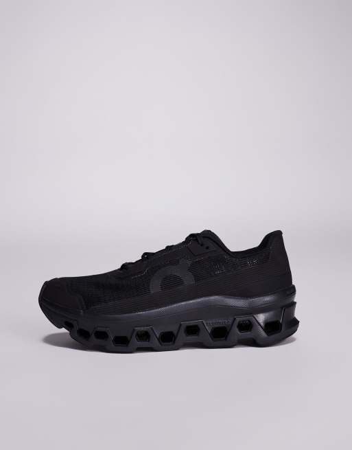 ON – Cloudmonster Void – Czarne buty sportowe do biegania   , 4 z 5