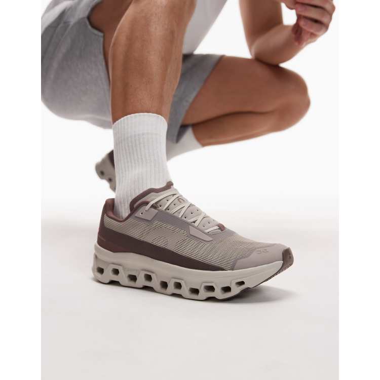 ON Cloudmonster Void running trainers in maroon | ASOS