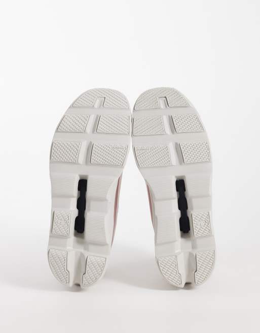 ON Cloudmonster Void sneakers da corsa rosa e pietra, 5 di 5