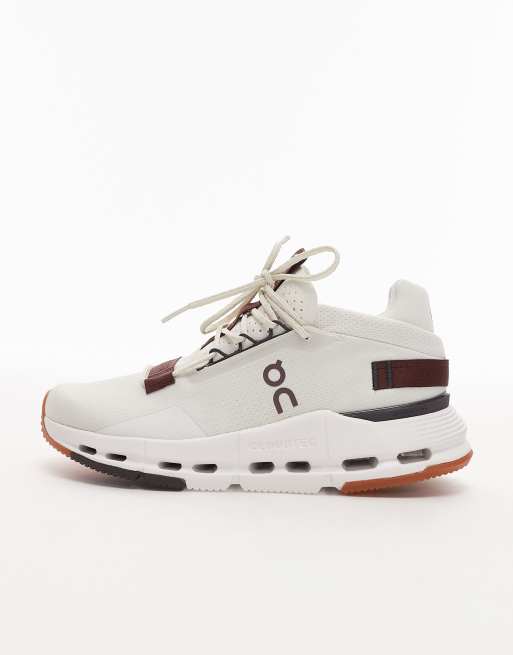 ON - Cloudnova 2 All Day - Hvide og bordeaux sneakers  , 2 af 5