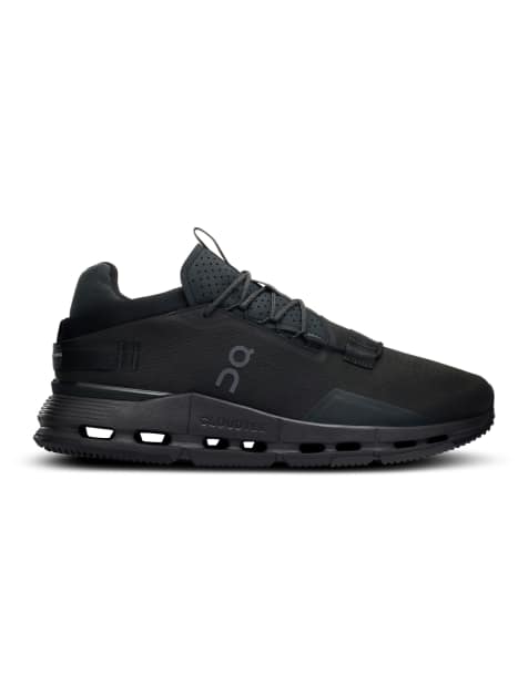 On Cloudnova 2 All Day trainers in all black - view 1
