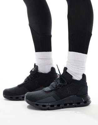 On Running ON Cloudnova all day trainers in triple black