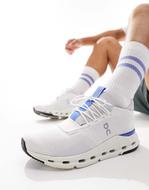ON Cloudnova all day trainers in white, 3 of 4
