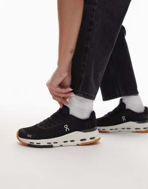 ON Cloudnova Form 2 all day trainers in black and white