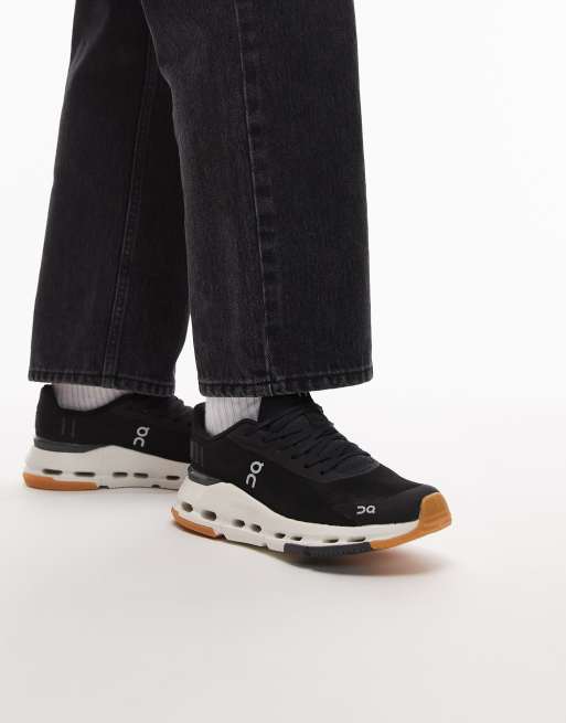 ON Cloudnova Form 2 all day trainers in black and white, 5 of 5