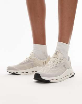 ON Cloudnova Form 2 all day trainers in off white  
