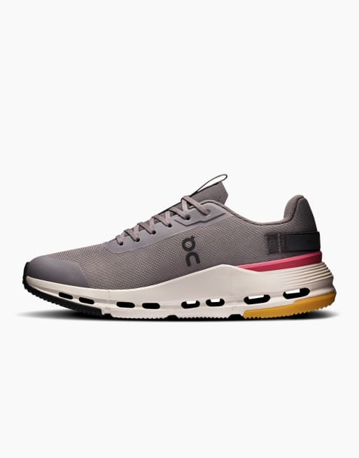 On Cloudnova form 2 Lifestyle-Sneaker in Glutrot und Elfenbein, 3 von 5